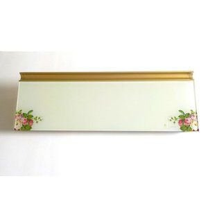ANNA GRIFFIN Beautiful Glass Floral 18" Dry Erase Board for Home Office Work